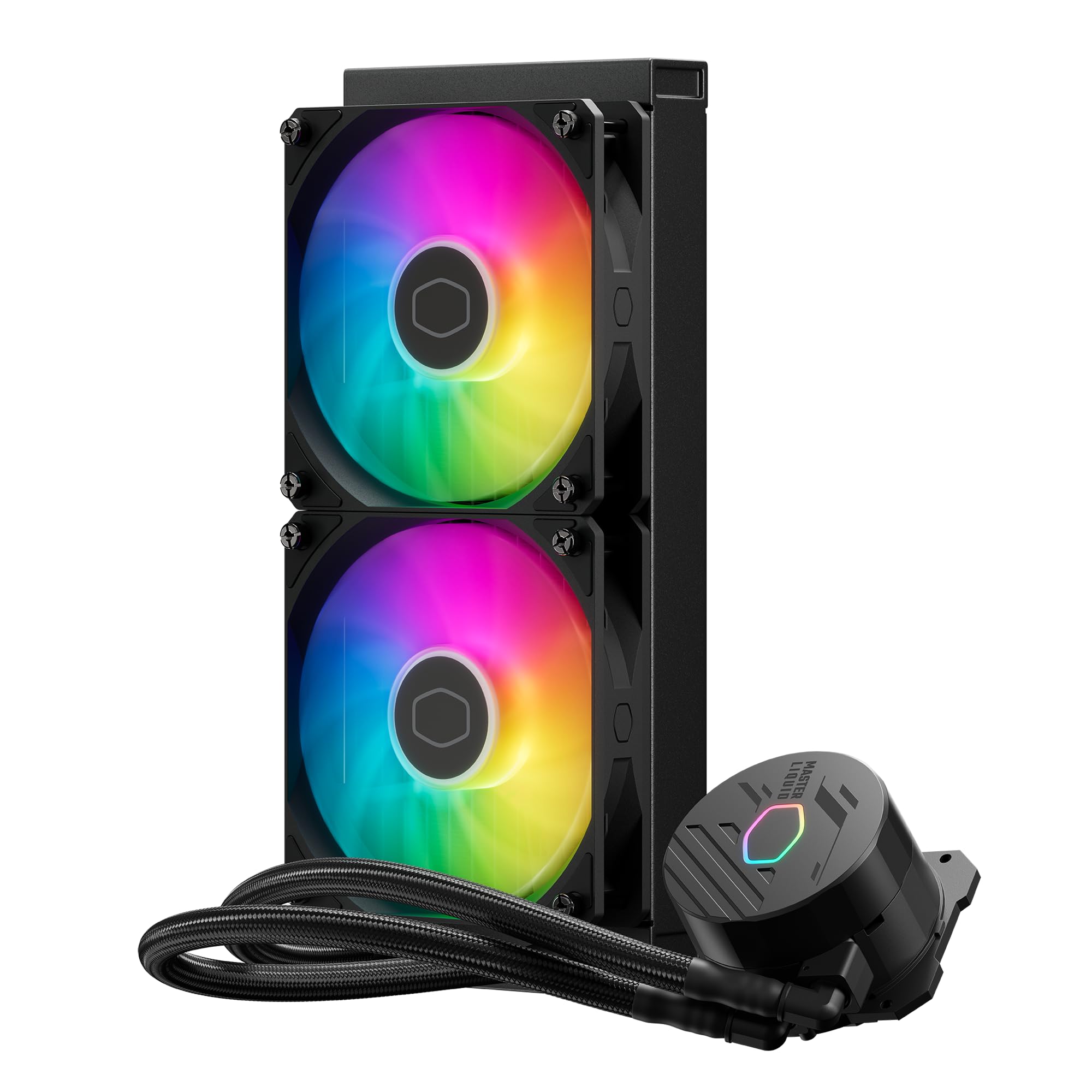Cooler Master 240L Core AIO CPU Liquid Cooler – 240mm Radiator, 2x ARGB PWM Fans, Patented Gen S Dual-Chamber Pump, Quiet Cooling & Easy Installation, AMD AM5/AM4 & Intel LGA 1851/1700, Black - Image 10