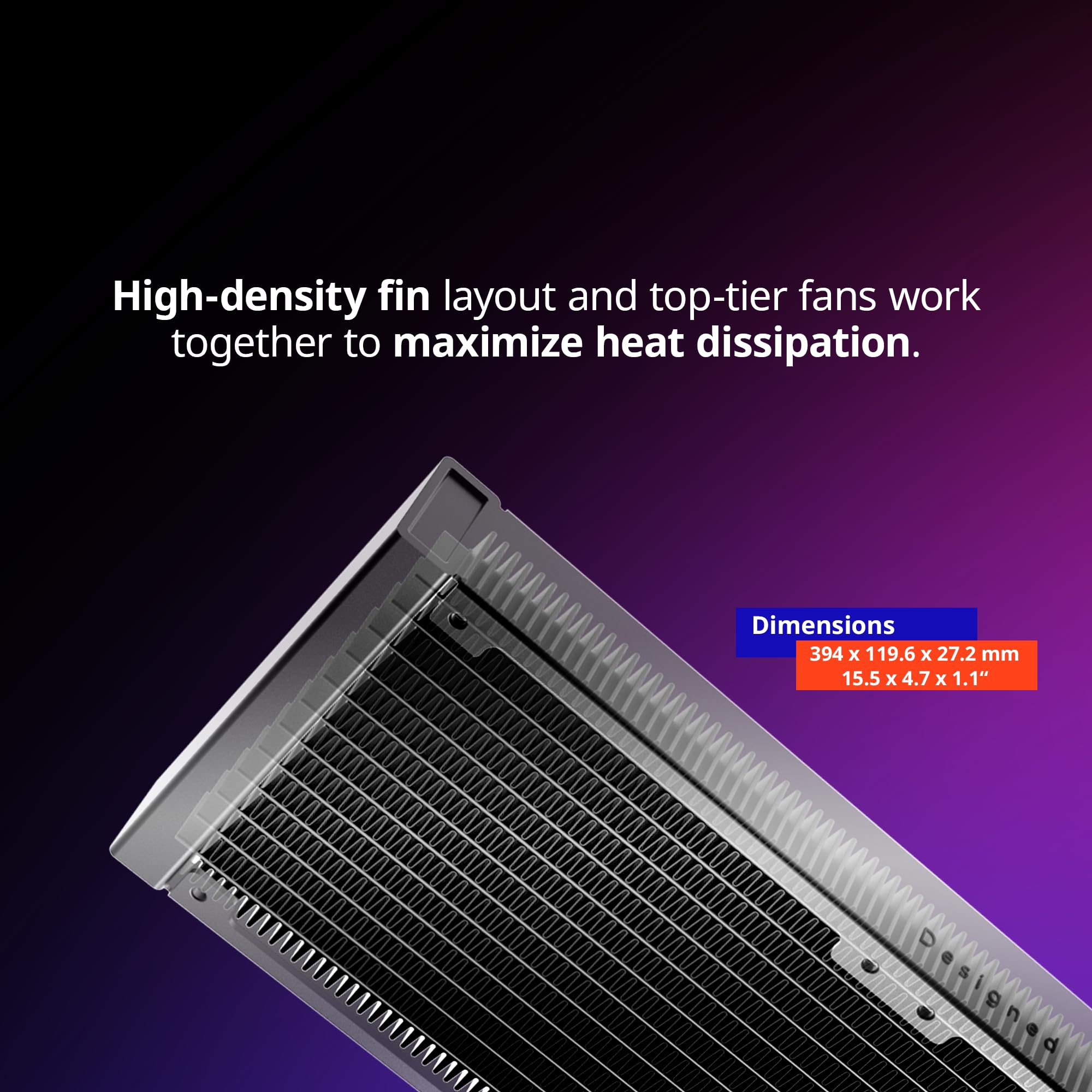 Cooler Master 360 Atmos Stealth Performance-Driven Close-Loop AIO Liquid Cooler, R9|Ultra 9, Dual Chamber Pump, 360 Radiator, Mobius PWM Fans, AMD Ryzen AM5|4, Intel LGA 1851|1700 Platform - Image 10