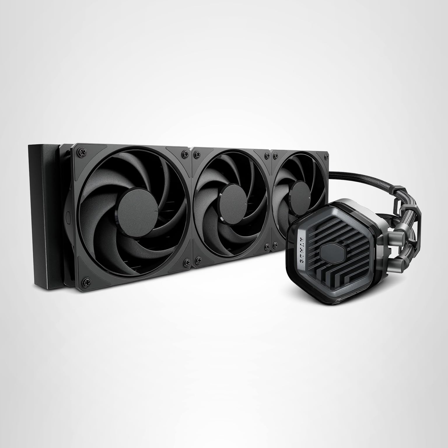 Cooler Master 360 Atmos Stealth Performance-Driven Close-Loop AIO Liquid Cooler, R9|Ultra 9, Dual Chamber Pump, 360 Radiator, Mobius PWM Fans, AMD Ryzen AM5|4, Intel LGA 1851|1700 Platform - Image 14