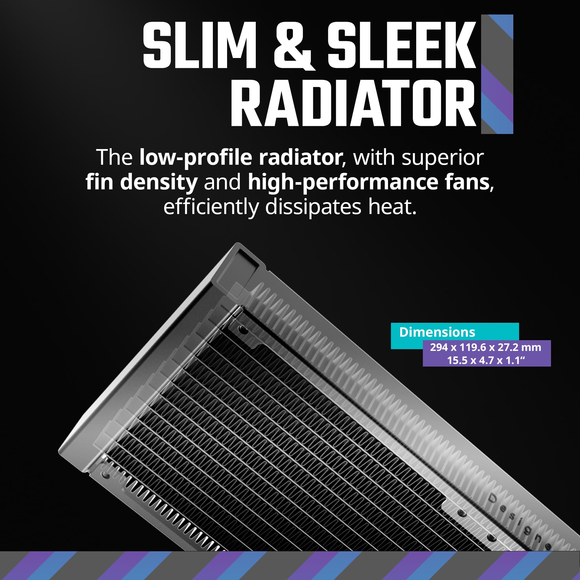 Cooler Master 360L Core AIO CPU Liquid Cooler – 360mm Radiator, 3x ARGB PWM Fans, Patented Gen S Dual-Chamber Pump, Quiet Cooling & Easy Installation, AMD AM5/AM4 & Intel LGA 1851/1700, Black - Image 9