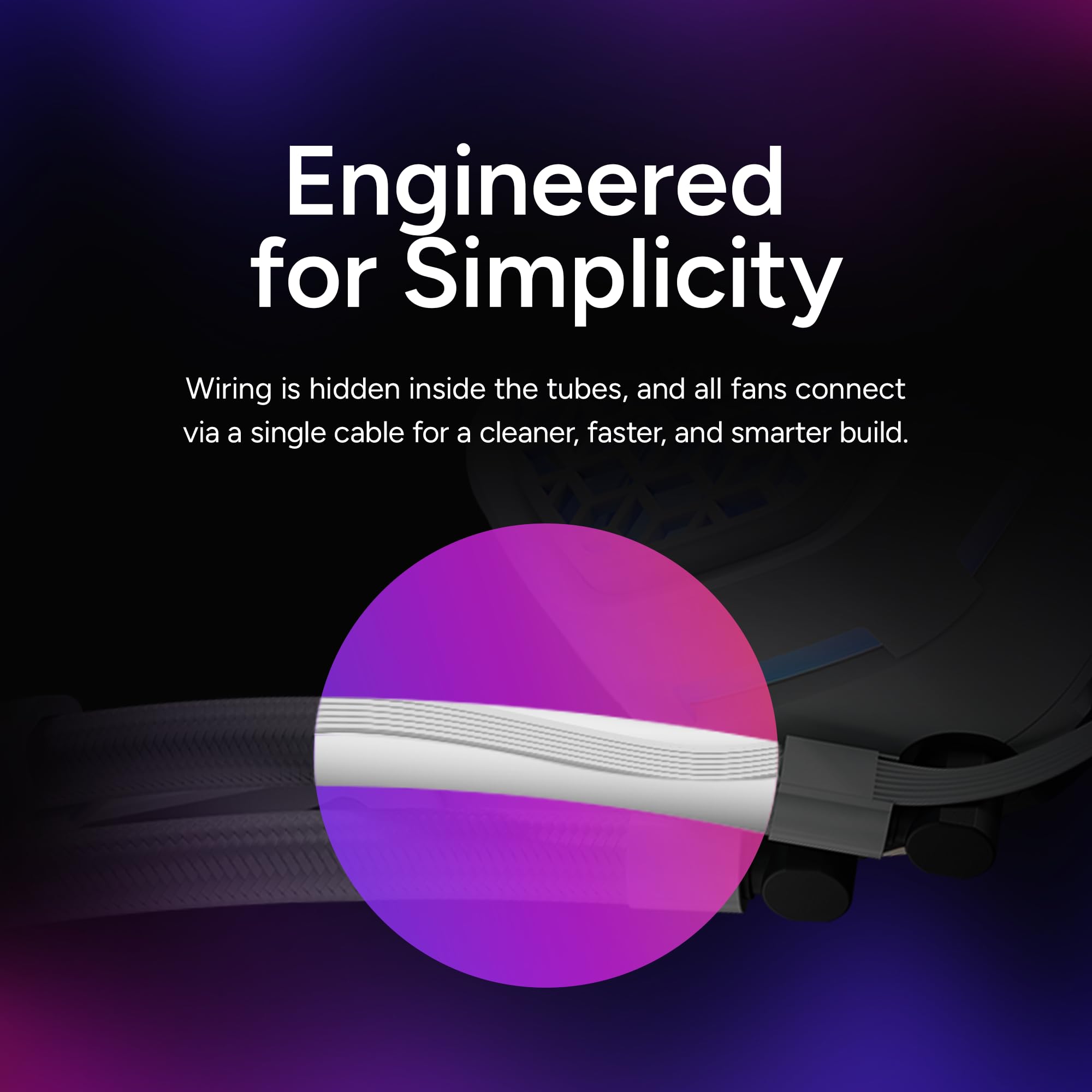 Cooler Master Atmos II 360 VRM AIO CPU Liquid Cooler – 360mm Radiator with VRM Cooling Fan, 3X ARGB PWM Fans, Dual-Chamber Pump, Ultra-Quiet Performance, AMD AM5/AM4 & Intel LGA 1851/1700, White - Image 9