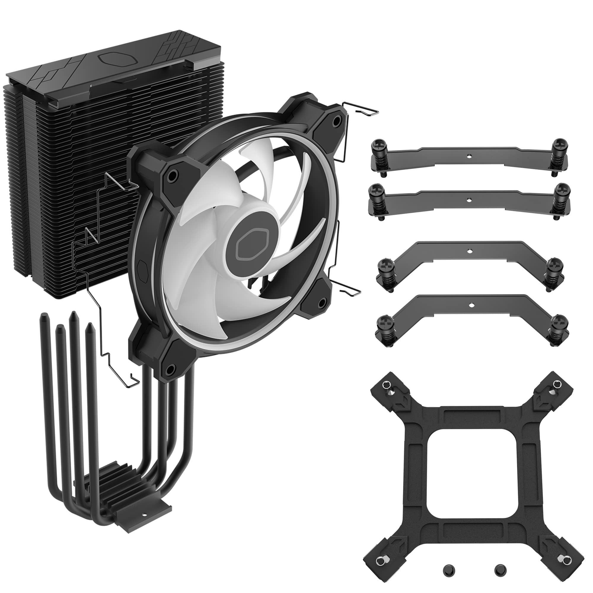 Cooler Master Hyper 212 Halo ARGB CPU Air Cooler – 120mm High Performance PWM Fan, 4 Copper Heat Pipes, Sleek Design Top Cover, Low Noise & Easy Installation, AMD AM5/AM4 & Intel LGA 1851/1700, Black - Image 15