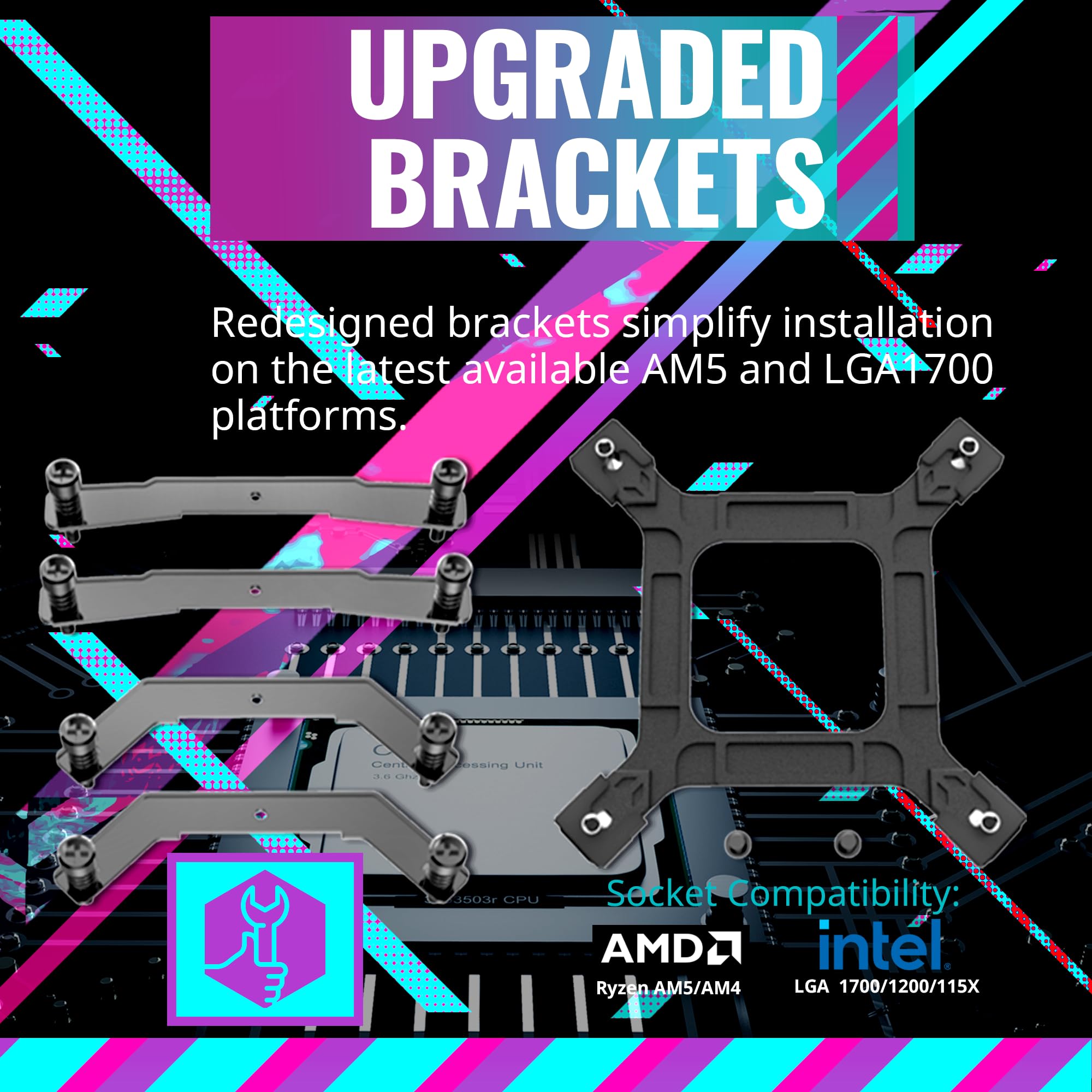 Cooler Master Hyper 212 Halo ARGB CPU Air Cooler – 120mm High Performance PWM Fan, 4 Copper Heat Pipes, Sleek Design Top Cover, Low Noise & Easy Installation, AMD AM5/AM4 & Intel LGA 1851/1700, Black - Image 6