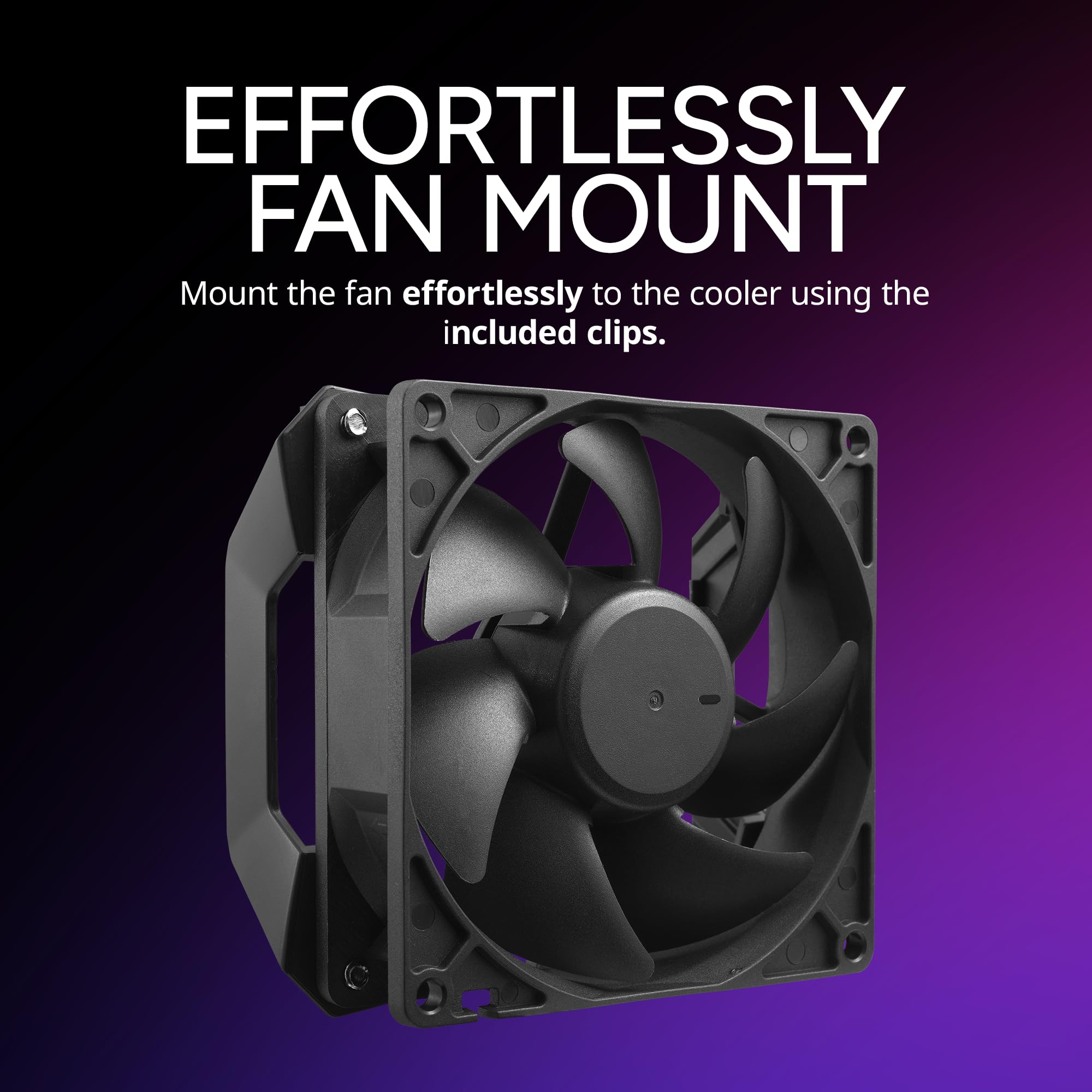 Cooler Master Hyper 411 Nano CPU Air Cooler, SickleFlow 92 PWM Fan, 4 Copper Heat Pipes, 136mm Tall, Sleek Top Cover, AMD Ryzen AM5|AM4, Intel LGA 1851|1700 Brackets - Image 9