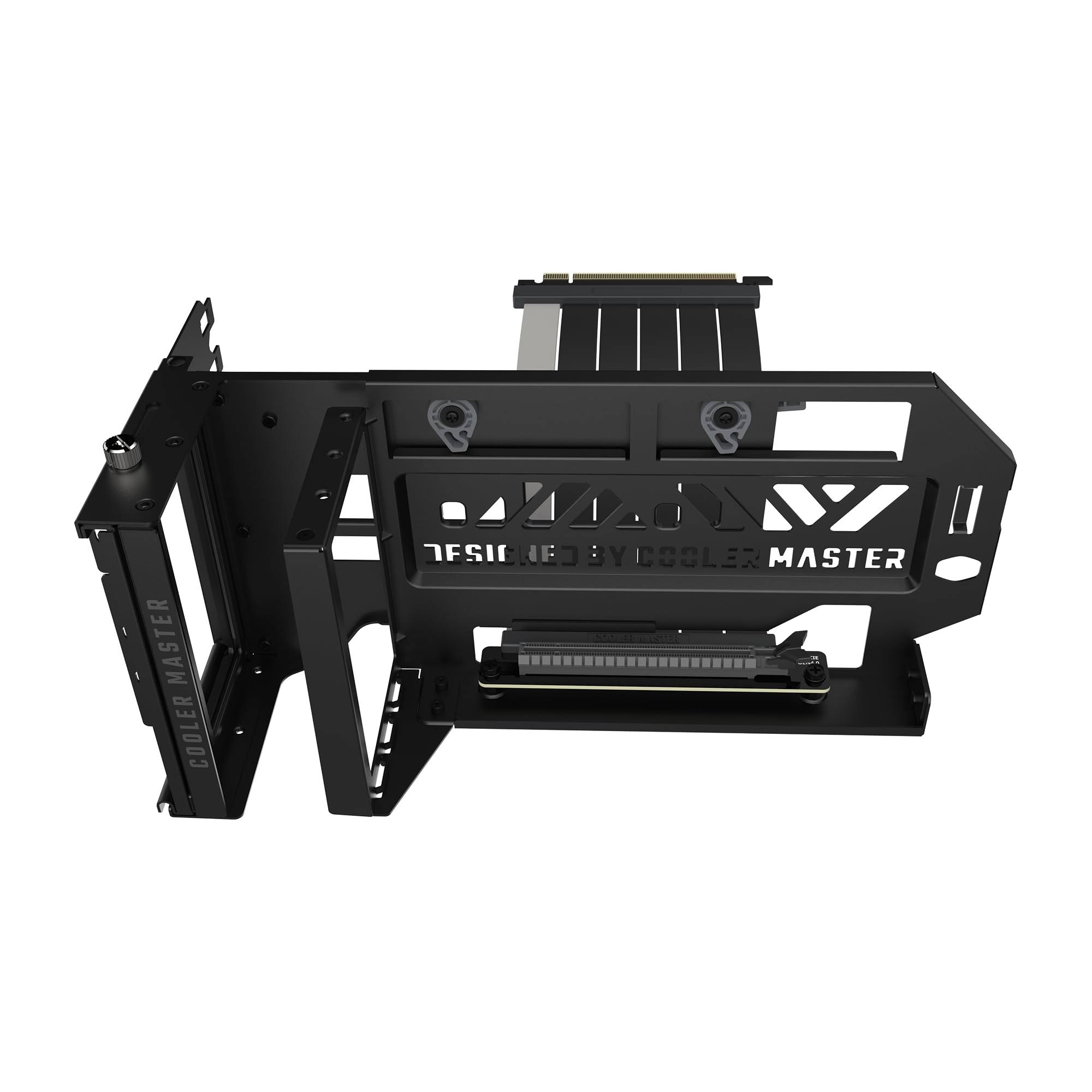 Cooler Master MasterAccessory Vertical GPU Card Holder Kit V3 Black, Premium Riser Cable PCI-E 4.0 x16-165mm, PCIe 3.0 Compatible, Adjustable Length for E-ATX|ATX|Micro ATX Case (MCA-U000R-KFVK03) - Image 10
