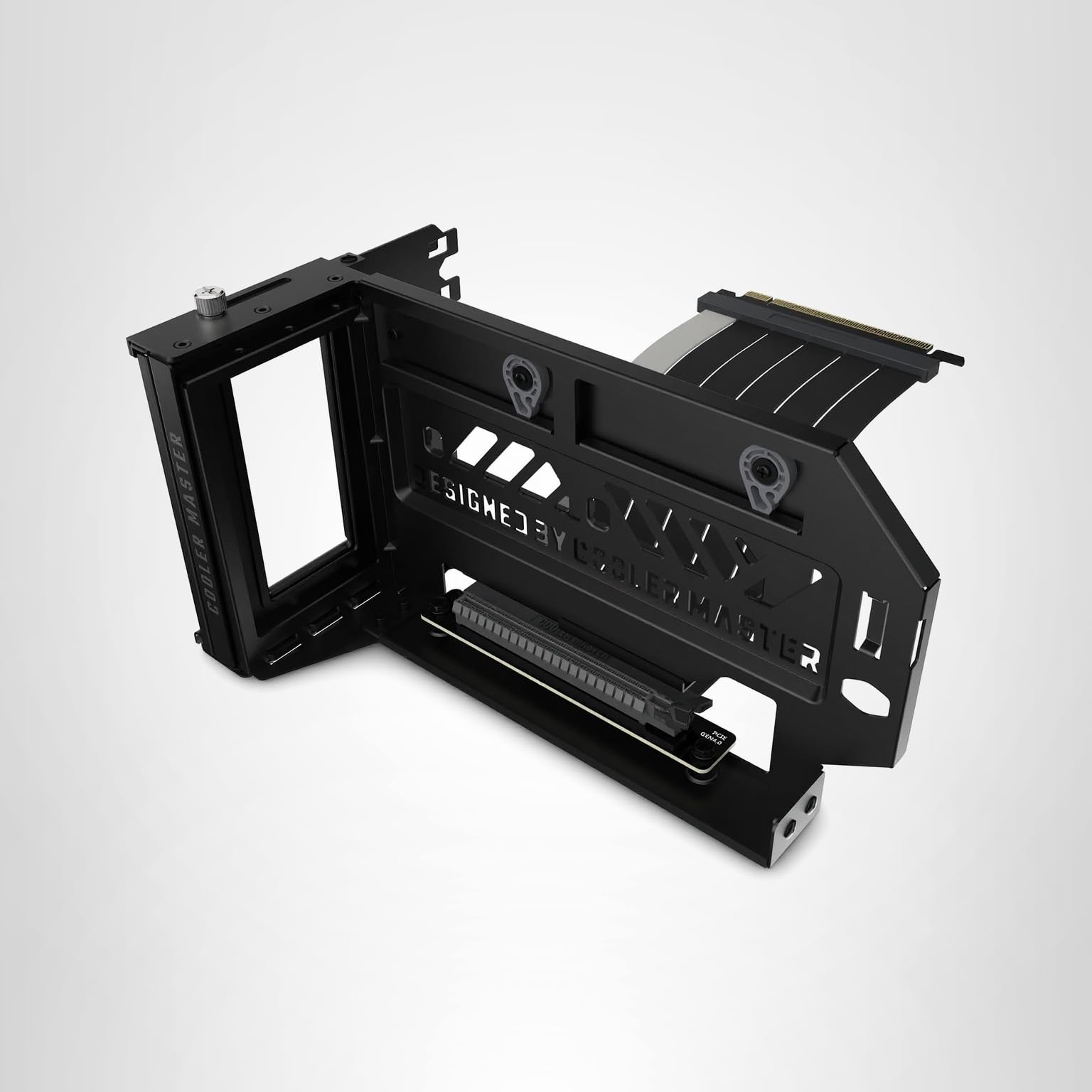 Cooler Master MasterAccessory Vertical GPU Card Holder Kit V3 Black, Premium Riser Cable PCI-E 4.0 x16-165mm, PCIe 3.0 Compatible, Adjustable Length for E-ATX|ATX|Micro ATX Case (MCA-U000R-KFVK03) - Image 14