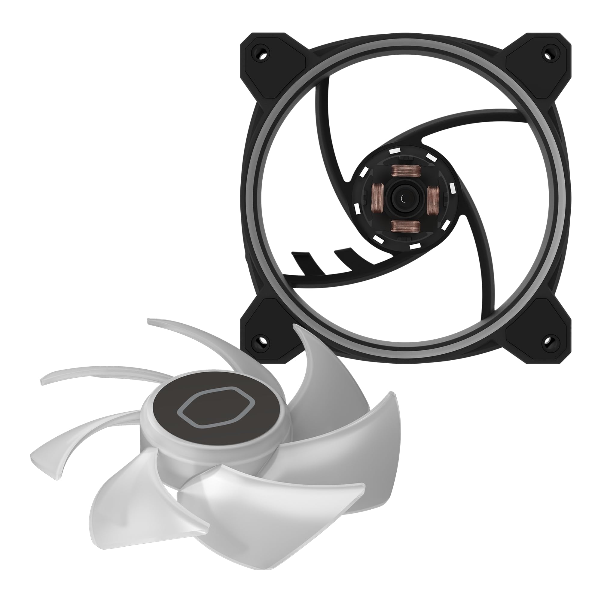 Cooler Master MF120 Halo² 3in1 PC Case|Liquid Cooler|Air Cooler Fan, 120mm Fan, Dual-Loop aRGB Rings, Dynamic PWM 2,050 RPM, Air Balance Blades, aRGB Lighting, Hybrid Frame - Image 14