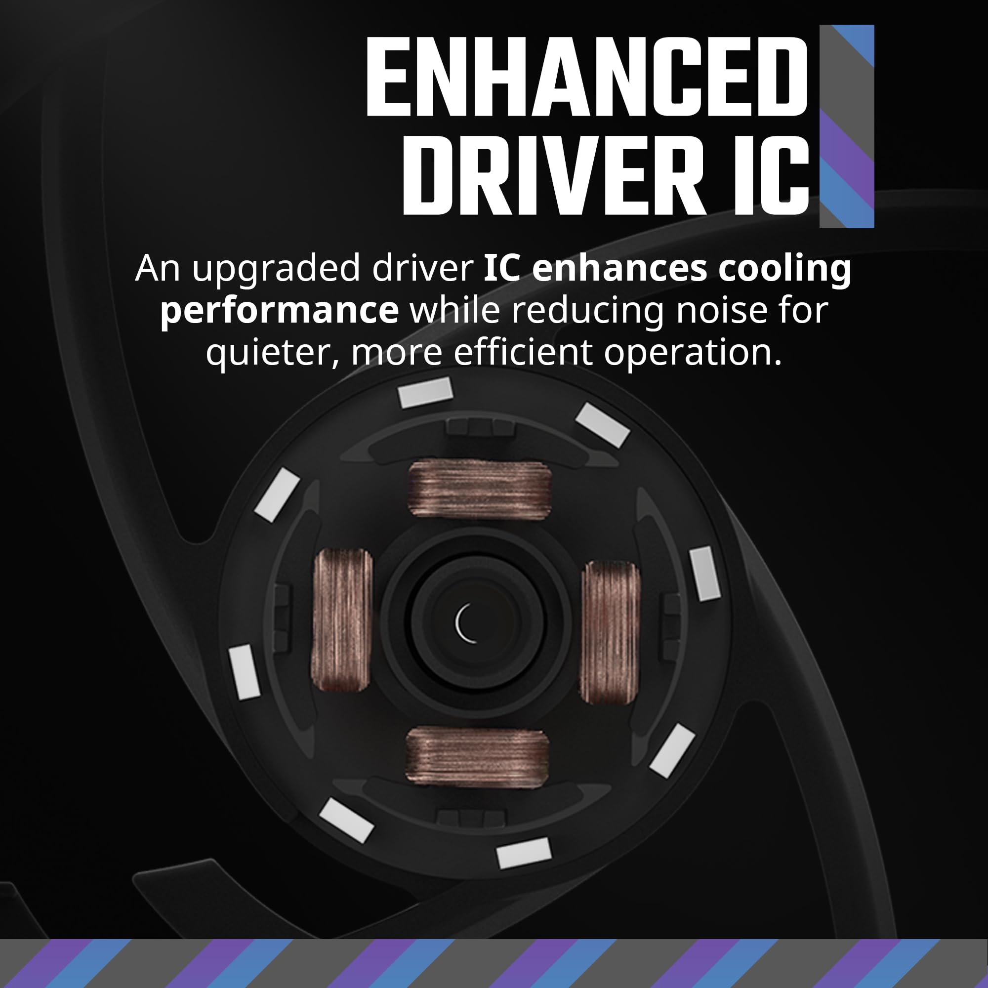 Cooler Master MF120 Halo² 3in1 PC Case|Liquid Cooler|Air Cooler Fan, 120mm Fan, Dual-Loop aRGB Rings, Dynamic PWM 2,050 RPM, Air Balance Blades, aRGB Lighting, Hybrid Frame - Image 6