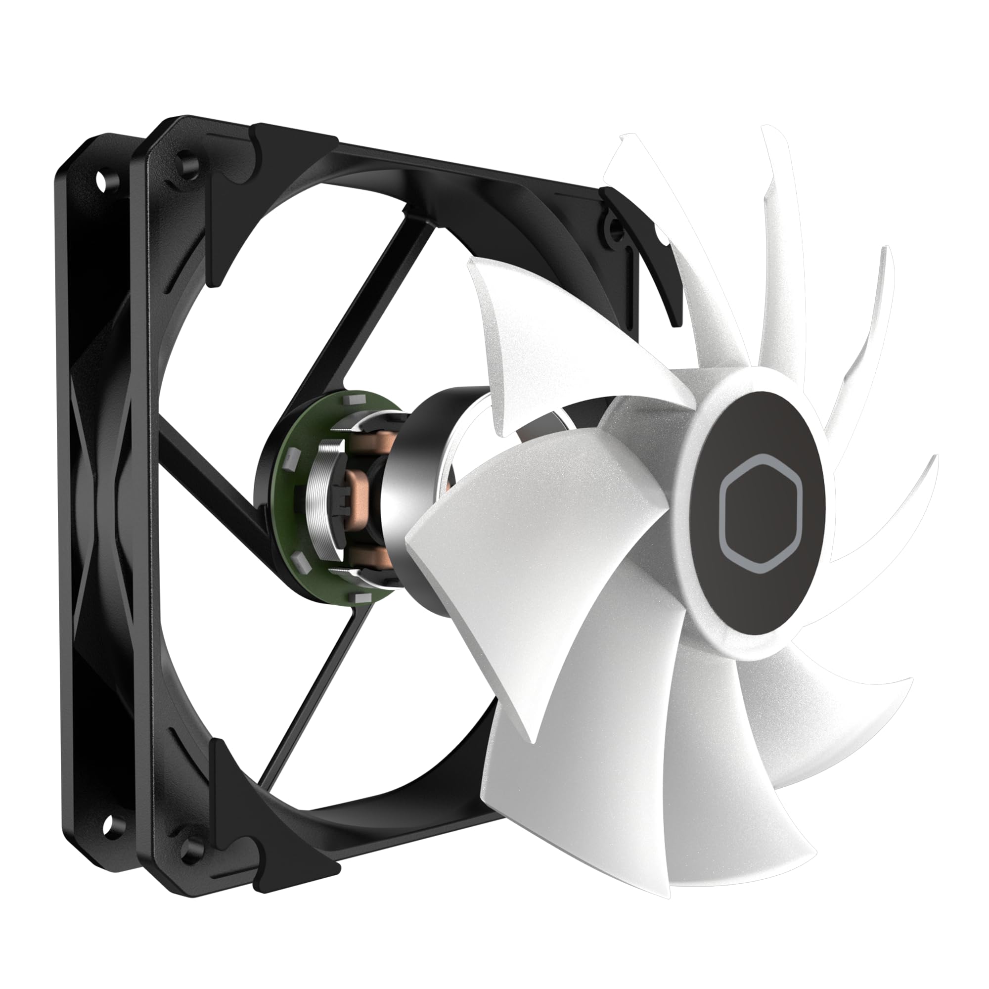 Cooler Master MF120 Lite 120mm PC Case Fan|Liquid Cooler|Air Cooler 3-Pack, 120mm aRGB Lighting, aRGB Splitter, Dynamic PWM 1,750 RPM, Air Balance Blades, Hybrid | PBT Frame - Image 12