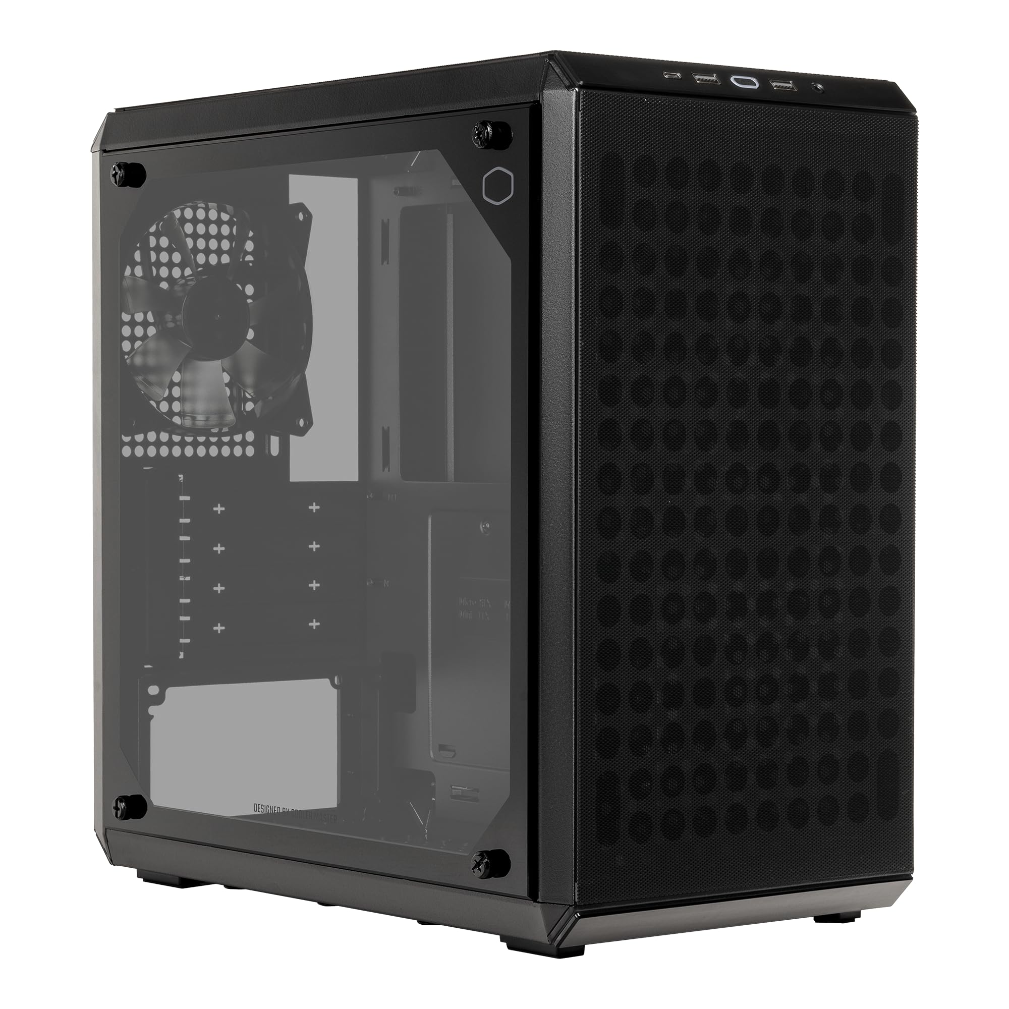 Cooler Master Q300L V2 Micro-ATX Tower, Magnetic Patterned Dust Filter, USB 3.2 Gen 2x2 (20GB), Tempered Glass, CPU Coolers Max 159mm, GPU 360mm, Fully Ventilated Airflow (Q300LV2-KGNN-S00) - Image 11
