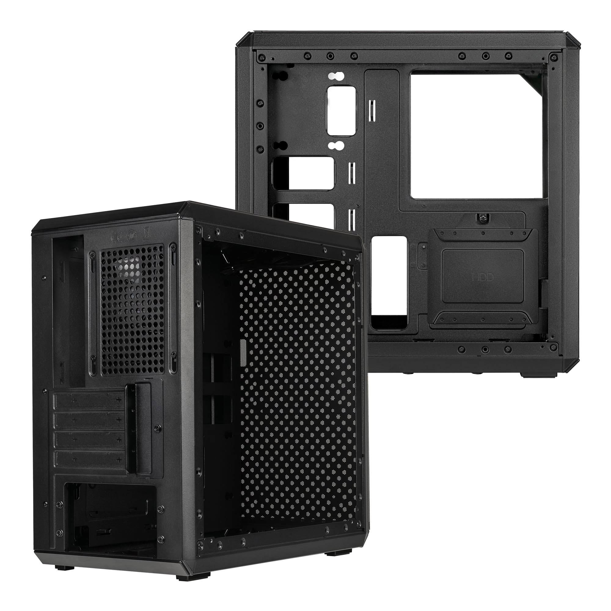 Cooler Master Q300L V2 Micro-ATX Tower, Magnetic Patterned Dust Filter, USB 3.2 Gen 2x2 (20GB), Tempered Glass, CPU Coolers Max 159mm, GPU 360mm, Fully Ventilated Airflow (Q300LV2-KGNN-S00) - Image 15