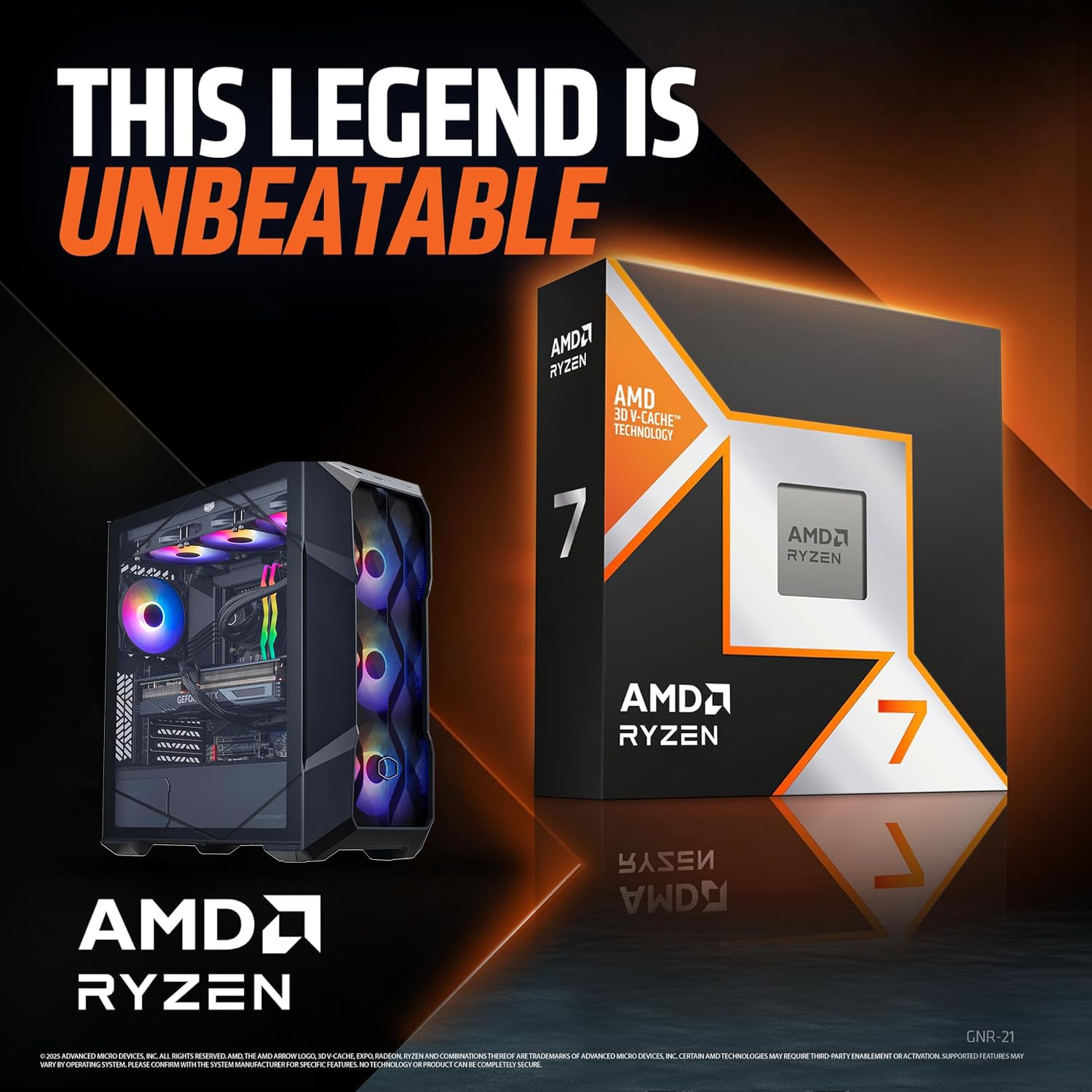 Cooler Master TD5 Pro Gaming PC – AMD RYZEN 7 9800X3D, NVIDIA GeForce RTX 5080 16GB, 32GB DDR5 6000MHz, 2TB Gen4 M.2, Windows 11, MWE Gold 850 V3 PSU, ATX Desktop PC - Image 3